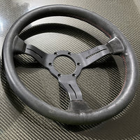 Nardi Steering Wheel 330mm Deep Dish with Red Stitching